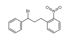 1-(3-bromo-3-phenylpropyl)-2-nitrobenzene Structure