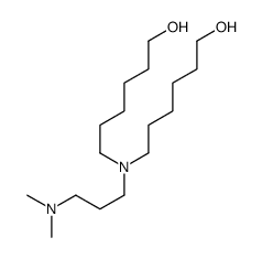 6-[3-(dimethylamino)propyl-(6-hydroxyhexyl)amino]hexan-1-ol结构式