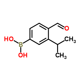 (4-Formyl-3-isopropylphenyl)boronic acid Structure