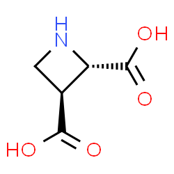 2,3-Azetidinedicarboxylicacid,(2S-trans)-(9CI) Structure