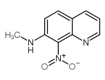 N-methyl-8-nitroquinolin-7-amine Structure