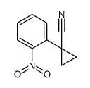 1-(2-nitrophenyl)cyclopropane-1-carbonitrile Structure