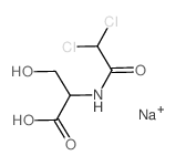 Serine,N-(dichloroacetyl)-, sodium salt (6CI,7CI)结构式