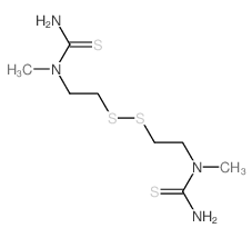 Urea,1,1'-(dithiodiethylene)bis[1-methyl-2-thio- (8CI) structure