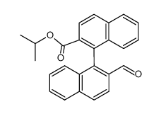 isopropyl 2'-formyl-1,1'-binaphthyl-2-carboxylate Structure