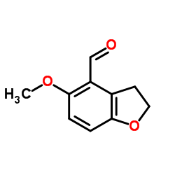 5-Methoxy-2,3-dihydro-1-benzofuran-4-carbaldehyde Structure