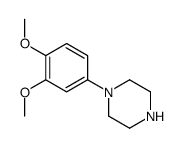 1-(3,4-dimethoxyphenyl)piperazine结构式