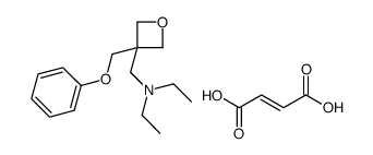 (Z)-but-2-enedioic acid,N-ethyl-N-[[3-(phenoxymethyl)oxetan-3-yl]methyl]ethanamine Structure