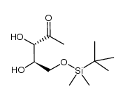 (3S,4R)-5-((tert-butyldimethylsilyl)oxy)-3,4-dihydroxypentan-2-one Structure