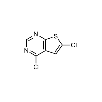 4,6-二氯噻吩并[2,3-d]嘧啶结构式