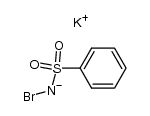 N-bromo-benzenesulfonamide, potassium-salt结构式
