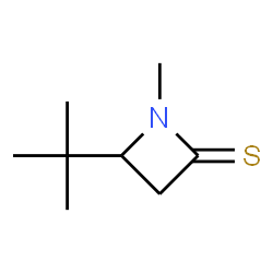 2-Azetidinethione,4-(1,1-dimethylethyl)-1-methyl-结构式