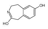 8-hydroxy-1,2,3,5-tetrahydro-3-benzazepin-4-one Structure