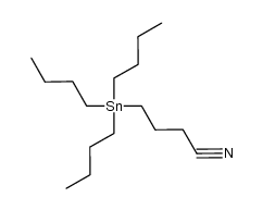 (3-cyanopropyl)tributylstannane结构式