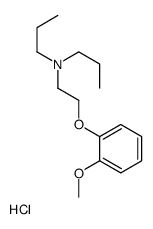 N-[2-(2-methoxyphenoxy)ethyl]-N-propylpropan-1-amine,hydrochloride Structure