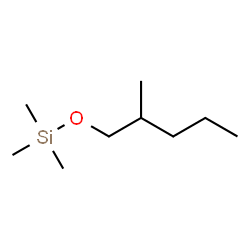 Trimethyl[(2-methylpentyl)oxy]silane Structure