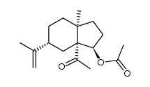 3α-Acetoxy-cyper-11-en-4-on Structure