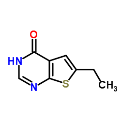 6-Ethylthieno[2,3-d]pyrimidin-4(3H)-one Structure