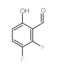 2,3-difluoro-6-hydroxybenzaldehyde Structure