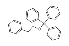 1-(triphenylsiloxy)-2-phenylethane Structure