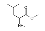 methyl 2-amino-4-methylpentanoate结构式