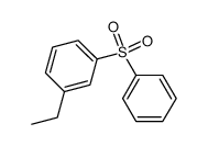 3-ethyl-1-(phenylsulfonyl)benzene结构式