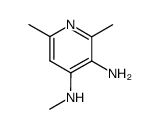 3,4-Pyridinediamine,N4,2,6-trimethyl-结构式