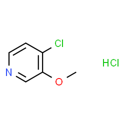 4-Chloro-3-methoxypyridine hydrochloride结构式