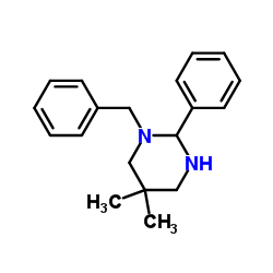 1-Benzyl-5,5-dimethyl-2-phenylhexahydropyrimidine图片