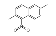 1-nitro-2,6-dimethylnaphthalene结构式