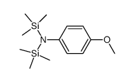 N-(p-Methoxy-phenyl)-hexamethyldisilazan Structure