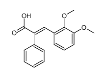 (E)-α-(2',3'-dimethoxyphenylmethylene)benzeneacetic acid Structure