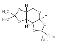 1,2:3,4-二-O-异亚丙基-β-D-阿拉伯吡喃糖结构式