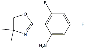 2-(4,4-dimethyl-4,5-dihydrooxazol-2-yl)-3,5-difluoroaniline Structure