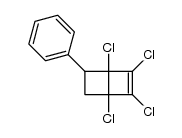 1,2,3,4-Tetrachlor-5ξ-phenyl-bicyclo[2,2,0]hexen-(2)结构式