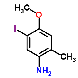 5-Iodo-4-methoxy-2-methylaniline结构式