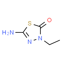1,3,4-Thiadiazol-2(3H)-one,5-amino-3-ethyl-(9CI) Structure