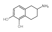 2-amino-5,6-dihydroxytetralin structure