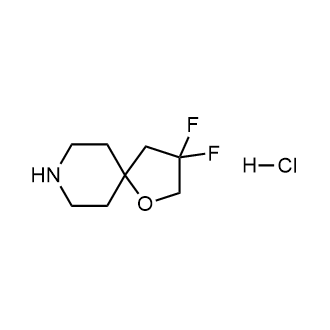 3,3-Difluoro-1-oxa-8-azaspiro[4.5]Decane hydrochloride Structure