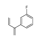 Benzene, 1-fluoro-3-(1-methylene-2-propenyl)- (9CI)结构式