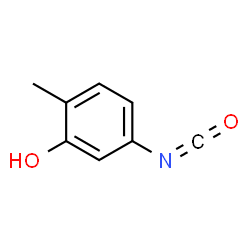 Phenol, 5-isocyanato-2-methyl- (9CI) structure