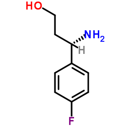 (S)-3-(4-氟苯基)-B-氨基丙醇结构式