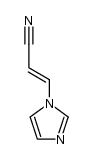 E-3-(1-imidazolyl)acrylonitrile结构式