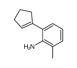 2-(cyclopenten-1-yl)-6-methylaniline结构式