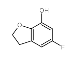 5-氟-2,3-二氢苯并呋喃-7-醇结构式