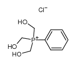 tri-(hydroxymethyl)phenylphosphonium chloride Structure