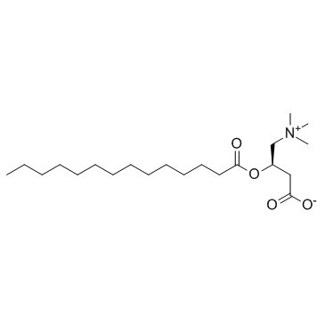 Tetradecanoylcarnitine structure