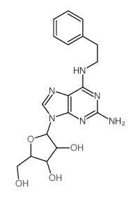 Adenosine,2-amino-N-(2-phenylethyl)- (9CI) picture