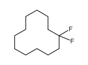 1,1-difluorocyclododecane结构式