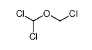 Chloromethyl(dichloromethyl) ether structure